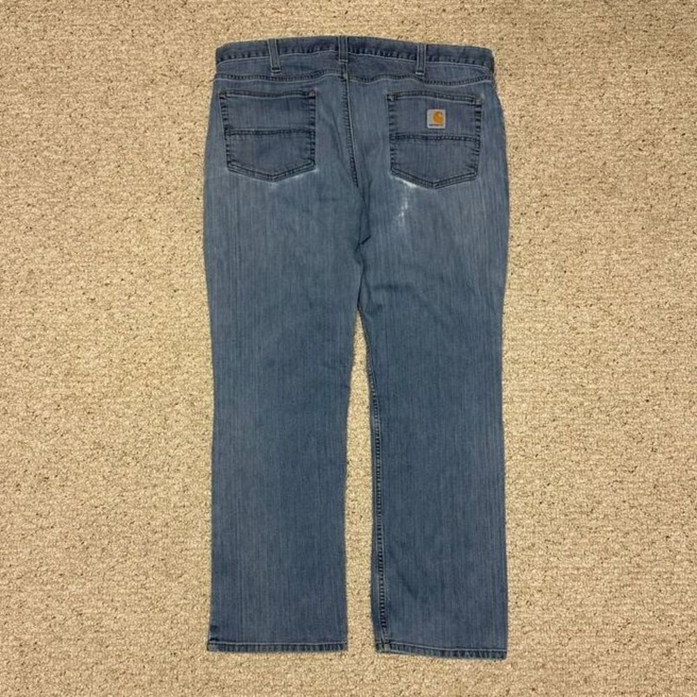 Carhartt Distressed Light Washed Denim Jeans